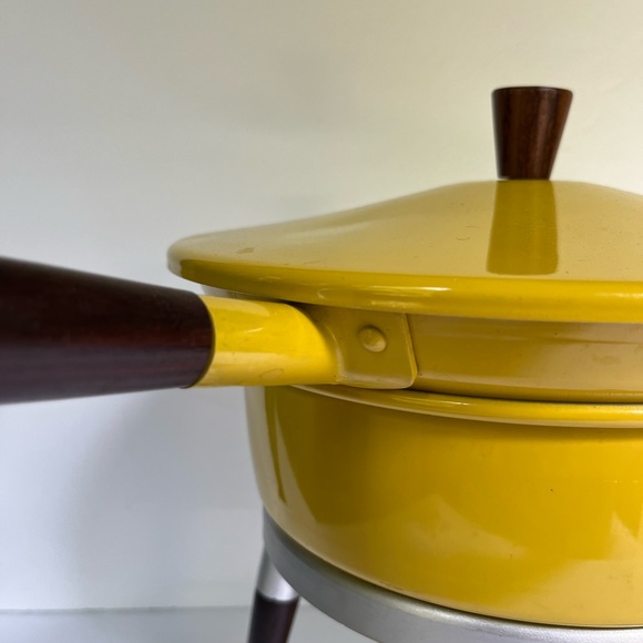 VTG Chafing Dish MCM Japan Harvest Gold Sterno 60s 70s Mid-century MCM Serving - Picture 11 of 16